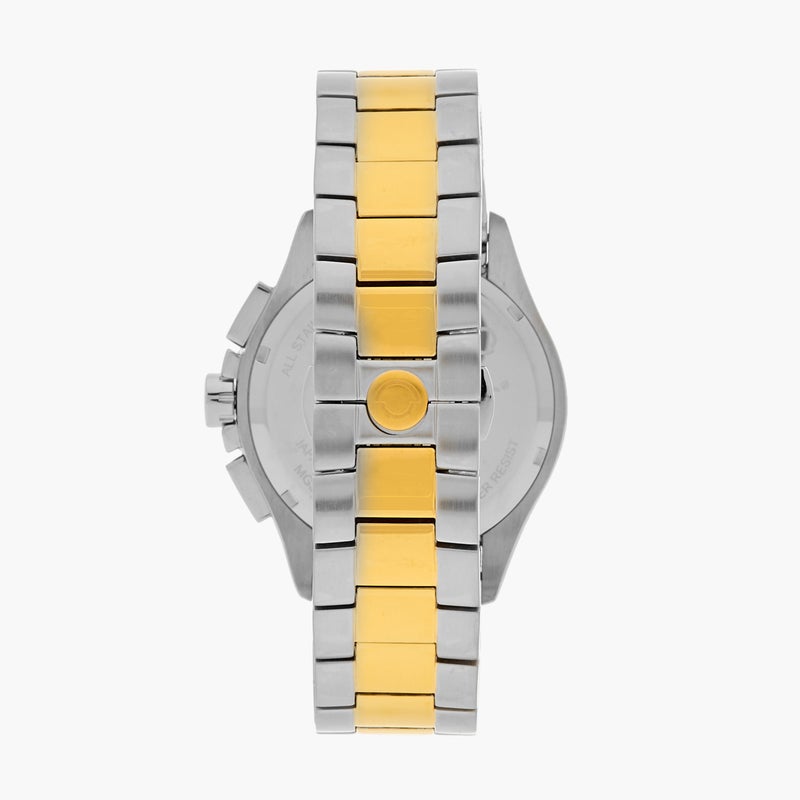 Omax Chronograph Watch for Men - Green and Gold - Image 3